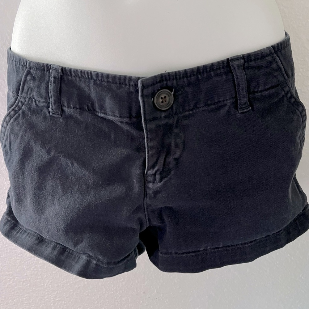 Low rise Blue Hollister mini shorts